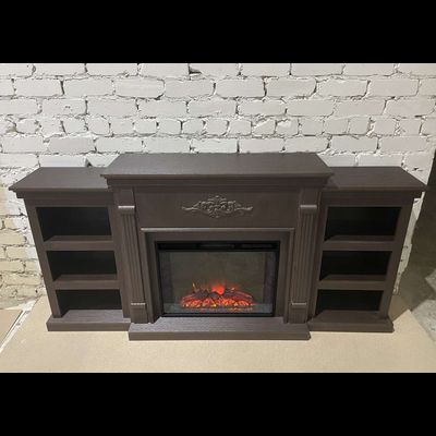 Электрокамин Брукс LUX BL с очагом Sparta 25.5 LED