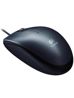 Мышь компьютерная Logitech Mouse M90 Black/Grey USB (910-001794)