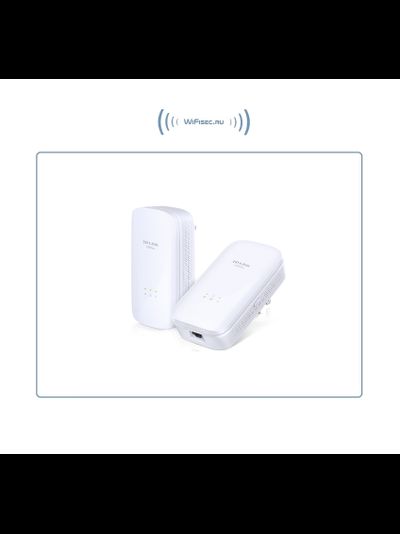 TP-LINK, HomePlug AV2 Сетевой адаптер PowerLine 1200 Мбит/с Ethernet (комплект 2 шт.)