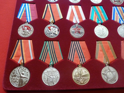 "Медали СССР в планшете" 4-я часть. Муляжи высокого качества!