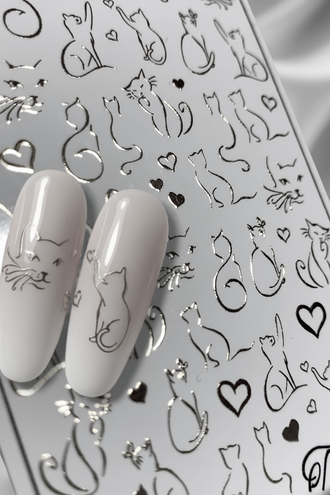 Слайдер-дизайн MilliArt Nails Металл MTL-283