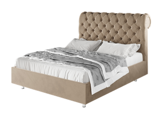 Кровать "Версаль" бежевого цвета