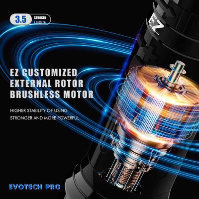 Беспроводная тату машинка EZ EvoTech Pro Wireless Battery Tattoo Pen Black