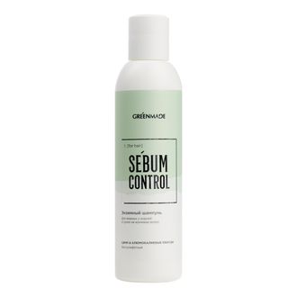 Шампунь для жирных у корней и сухих на кончиках волос "SEBUM CONTROL", 200мл (Greenmade)