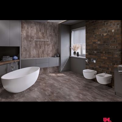 Кварцвиниловая плитка Damy Floor Ascent LVT Weisshorn / Вайсхорн K3053-3-LVT 43 класс толщина 2.5 мм с фаской клеевая 4.15 м2