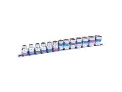 Набор торцевых головок 3/8", шестигранные, 7-19 мм, 13 предметов KING TONY 3513MR