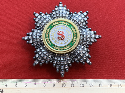 Звезда ордена Святого Станислава со стразами, копия LUX! Лот №18.