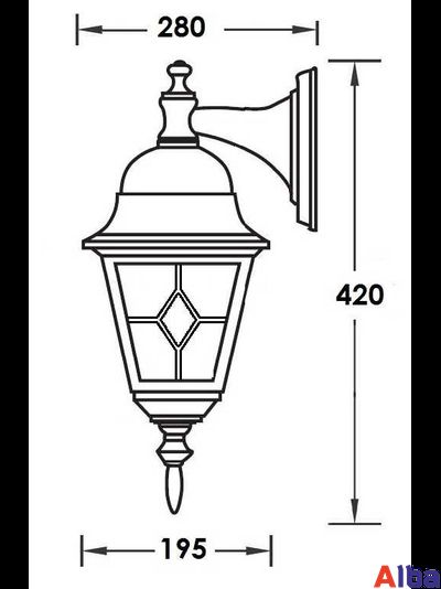 Quadro M 79902 Парковый светильник