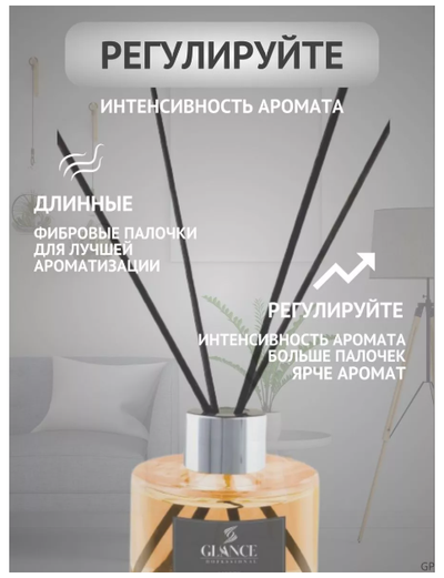 Ароматический Диффузор MARINE FRESH-МОРСКАЯ СВЕЖЕСТЬ, 120мл GLANCE Турция