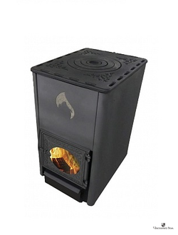 Печь отопительная БЕРЕЗКА Комфорт 120 ДТ3 стекло