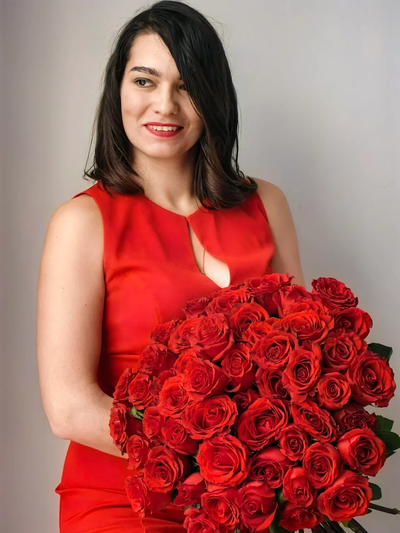 Букет 60 на день влюбленных