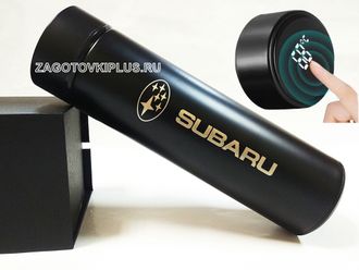 Термос с LED дисплеем с логотипом SUBARU