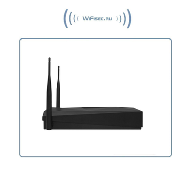 ST, комплект WiFi видеонаблюдения с 4 уличными видеокамерами Full HD, поддержка 1 HDD до 4 Тб