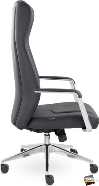 Кресло EPIK A-112-G L114 (кожа черная)