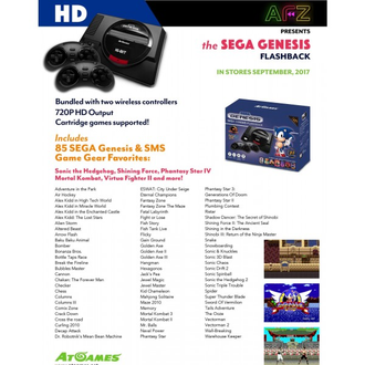 Sega Genesis Flashback HD для картриджей Mega Drive и Genesis + 85 встроенных игр от AtGames (Нет в наличии)