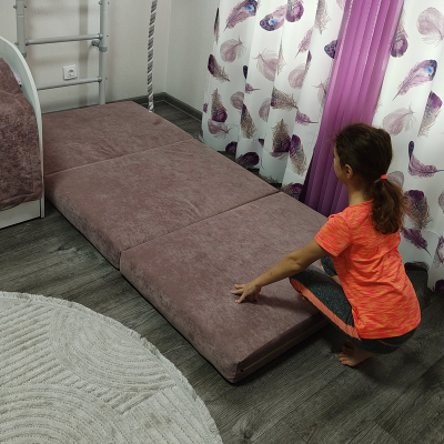 Спортивный мат 90х195х10см складной