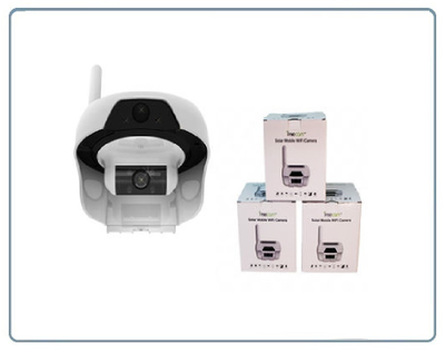 FreeCam, Всепогодная, автономная беспроводная WiFi видеокамера на аккумуляторе с DVR на солнечной батарее, HD (Clever Dog)