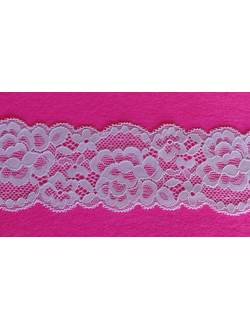 Кружевная тесьма стрейч, 50 мм, арт. ST54001