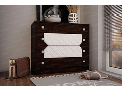 ЛДСП Комод НИКОЛЬ Венге-Лиственница светлая