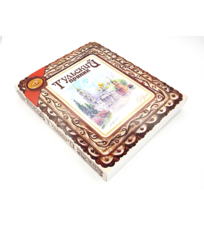 Тульский пряник "Герб" в коробке с яблочным повидлом" 750 гр.