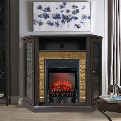 Электрокамин Харвард BL M4 с очагом Fobos