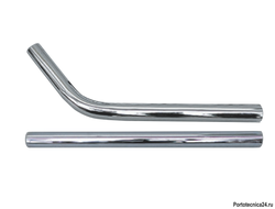 Трубки удлинительные из хромированного металла для пылесосов (прямая + изогнутая)  40