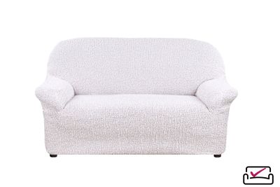Чехол на 2х местный диван Тела Пианта Молочный. ИТАЛИЯ