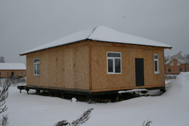 Одноэтажный дом из SIP-панелей [100м²]. (Саратовская область)
