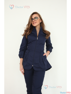 БЛУЗА DOCLIKE DL422 (черный, белый, синий, бордо)