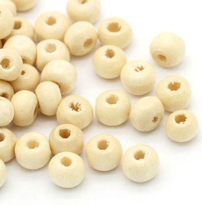 Бусины деревянные заготовка 4 мм