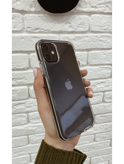Противоударный чехол с усиленными цветными бортами под цвет телефона для iPhone 11