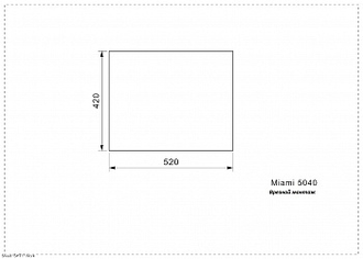 Мойка Reginox Miami 50x40 Cooper