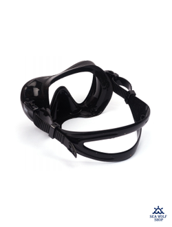 Маска для дайвинга с трубкой Scuba Brothers Flipper Black, комплект