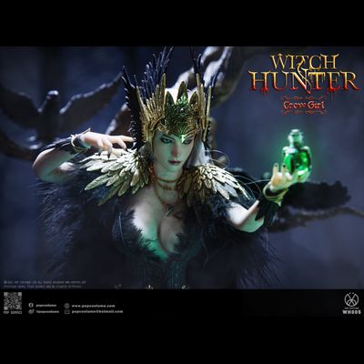 ПОСЛЕ ОБЗОРА - Воронья ведьма (делюкс версия) - Коллекционная фигурка 1/6 Witch Hunter Series The Crow Girl Deluxe Version (WH-005) - POP COSTUME