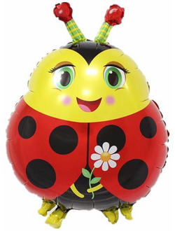 Шар 26"/66 см "Божья коровка с цветком" в Орле