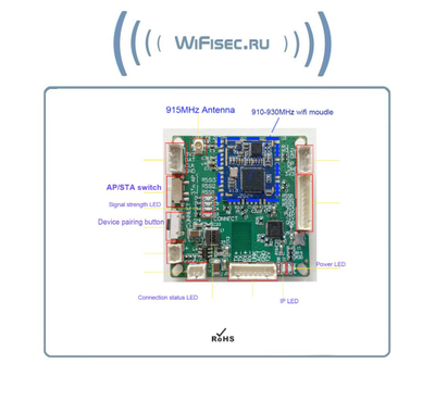 AP 101 (v.2) Комплект приёмник-передатчик без проводов до 1000 м. Ethernet (LAN). уличное исполнение, для систем видеонаблюдения/умного дома/интернет вещей, скорость беспроводной передачи видео/данных до 16 Мбит/с. Рабочая температура -40 до +60 град.С.