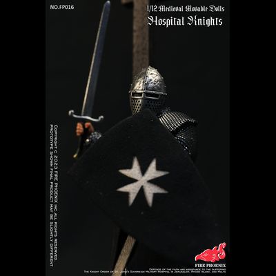 Рыцарь-госпитальер - Коллекционная фигурка 1/12 SCALE Medieval Hospital Knights (FP016) - FIRE PHOENIX