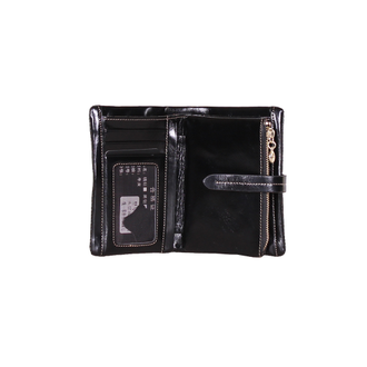 Кошелек женский нат.кожа black