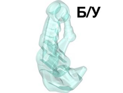 ! Б/У - Bionicle Head Connector Block Eye/Brain Stalk Toa Okoto, Trans-Light Blue (19050 / 6102638) - Б/У