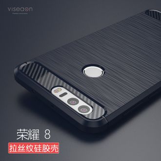 Чехол-бампер Viseaon для Huawei Honor 8 Lite (синий)