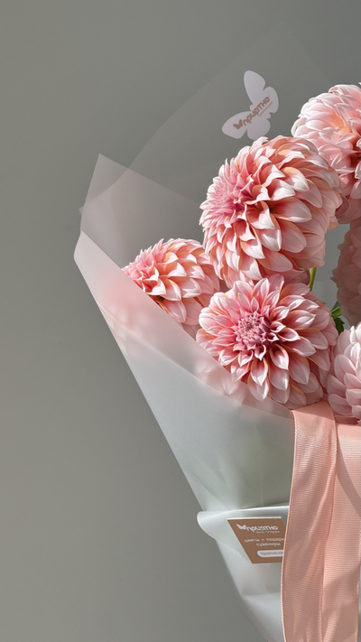 Букет цветов моно № 557