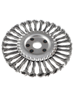 ЕРМАК Щетка металл. для УШМ175мм/22мм, крученая, дисковая