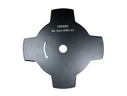 Стальной 4-х лопастной нож для триммеров Greenworks 40V, 60V, 82V