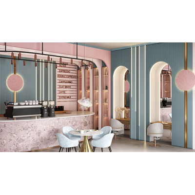 Гипсовая панель ILLUSION + LED артикул M-0091