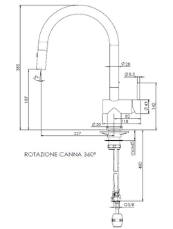 Смеситель Reginox FLINT Black K1035K