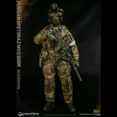 ПОВРЕЖДЕНА КОРОБКА - Спецназ СОБР - КОЛЛЕКЦИОННАЯ ФИГУРКА 1/6 RUSSIAN SPETSNAZ MVD SOBR IN KHERSON (78097) - DAMTOYS