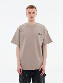 Футболка Anteater Phat Tee 354 Бежевая вид спереди