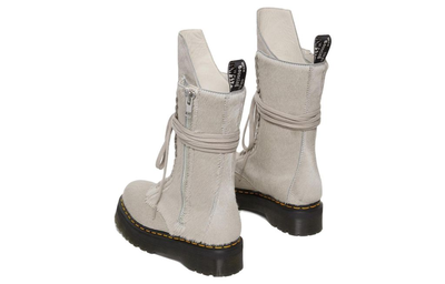 Ботинки Dr. Martens x Rick Owens Strobe Furry Pearl