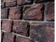 Декоративный искусственный камень под кирпич  Kamastone Петровский 4361, тычковый элемент, красно-коричневый с черным