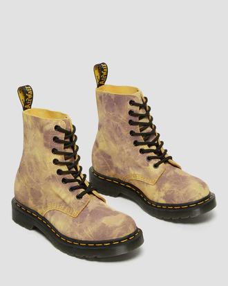 Dr Martens Pascal Tie Dye желтые